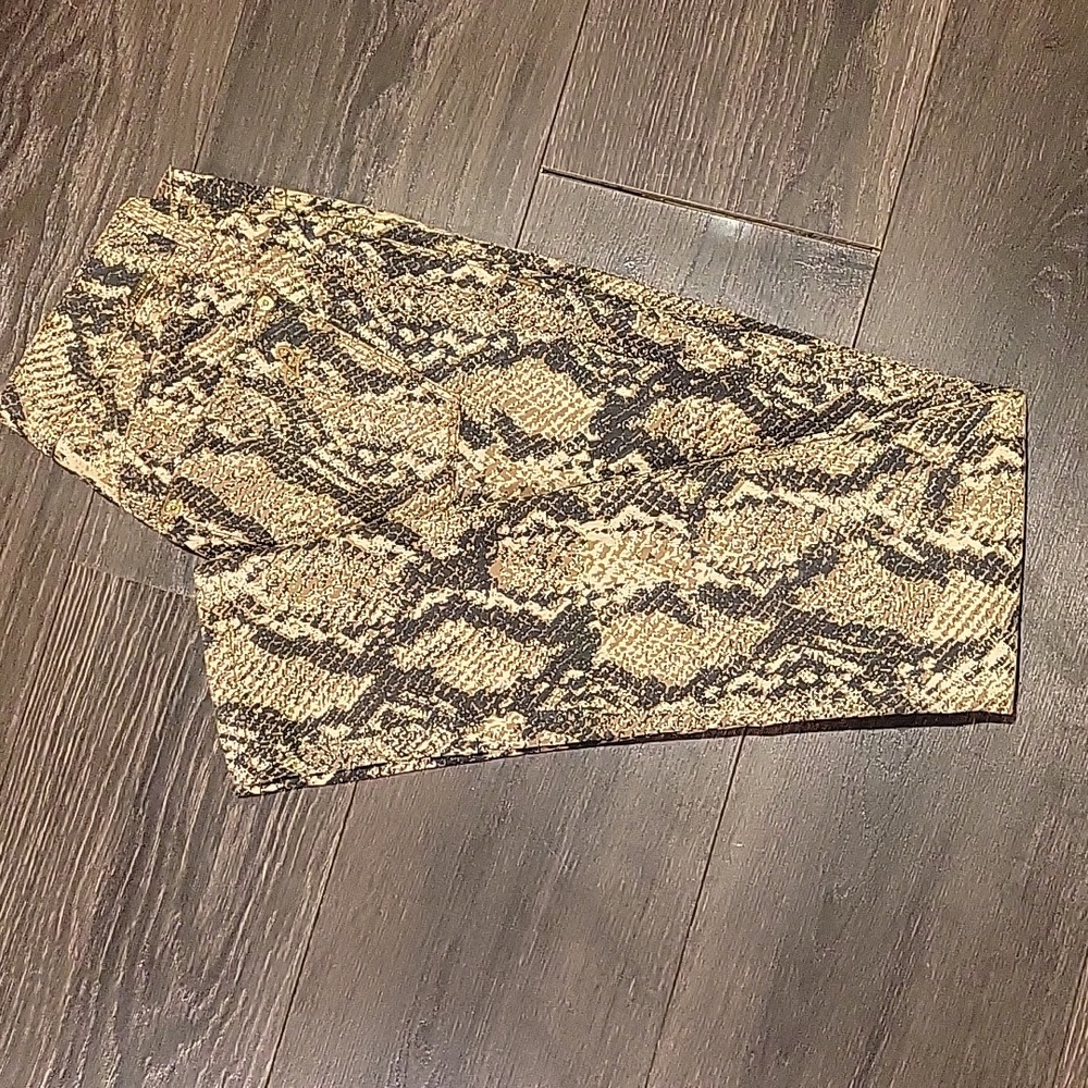 ❤ DL1961 EMMA SNAKESKIN PRINT SKINNY LEGGING JEANS IN SLITHER, 0 (25) - Picture 6 of 6